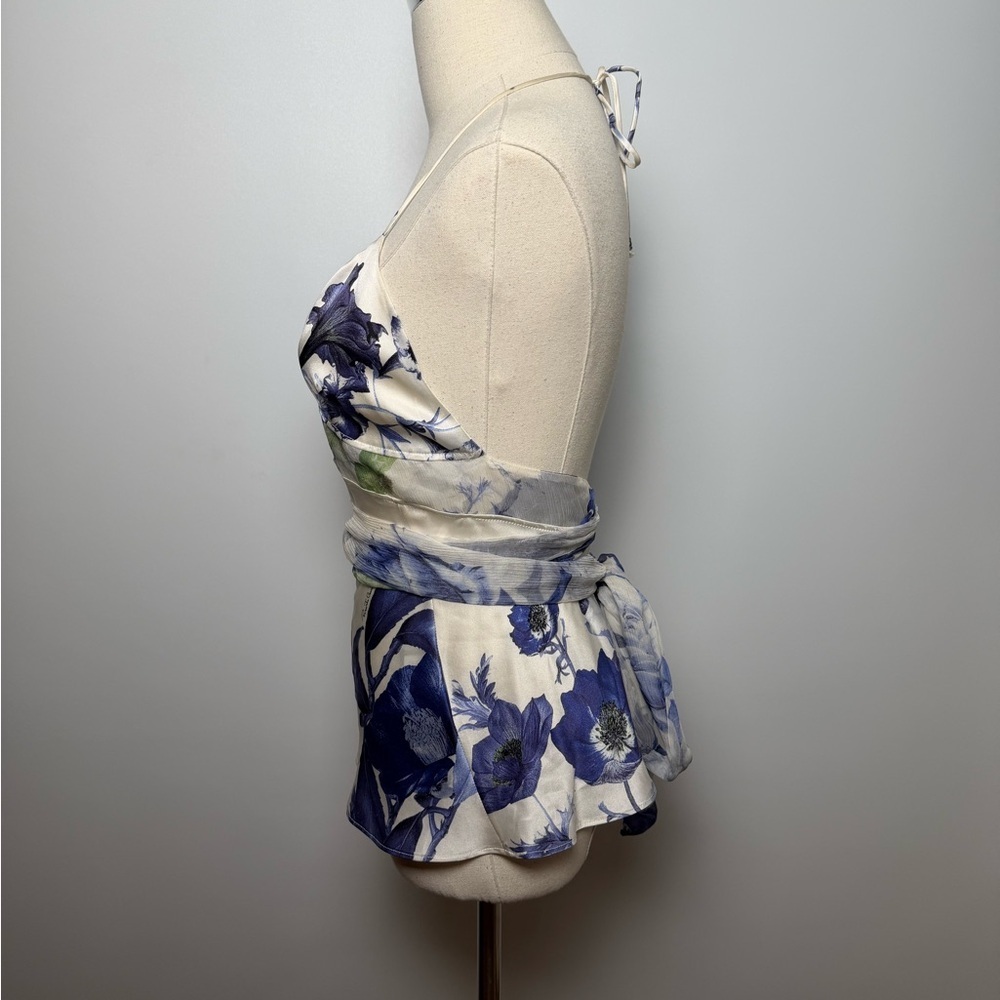 Roberto Cavalli Vintage 2005 Silk Floral Top – Size 42 - Picture 7 of 16